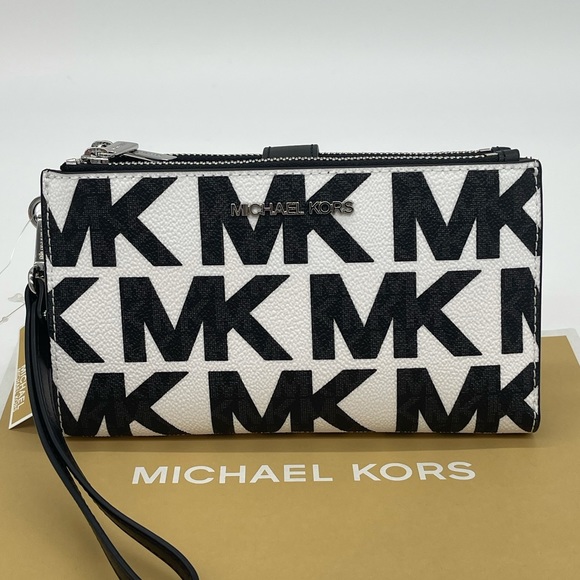 Michael Kors Large Double Zip Wallet Wristlet - Picture 2 of 10